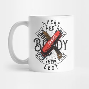 Fresh Cuts Only: The Barber’s Creed Mug